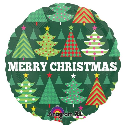 Merry Christmas Festive Foil Balloon