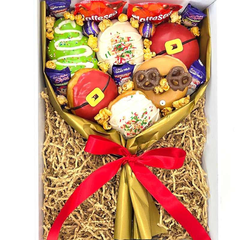 Mini Christmas Donut Bouquet