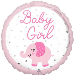 Baby Girl Elephant Foil Balloon - Yummy Box