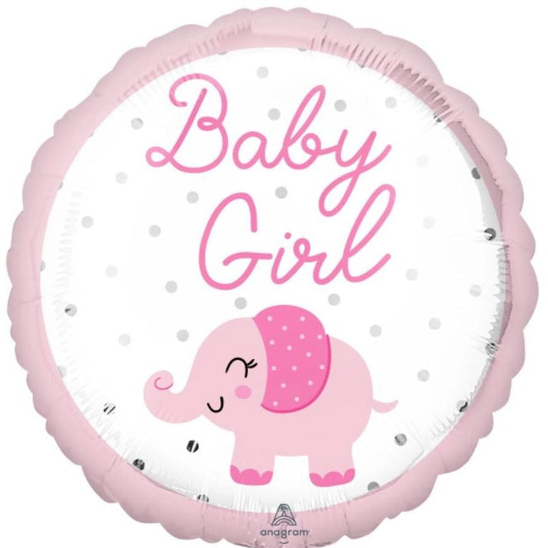 Baby Girl Elephant Foil Balloon - Yummy Box