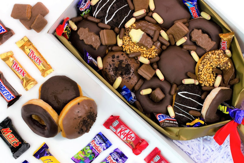 Double Choc Donut Bouquet - Yummy Box