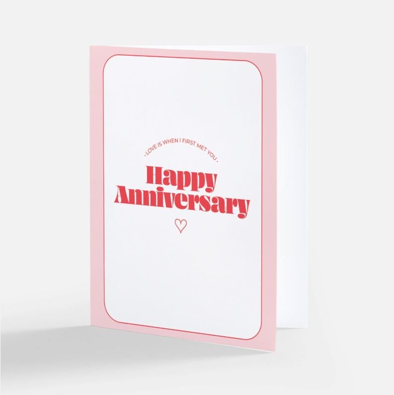 Happy Anniversary Card - Yummy Box