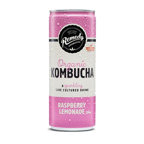 Kombucha Raspberry Lemonade (250ml) - Yummy Box