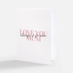 Love You Mum Card - Yummy Box