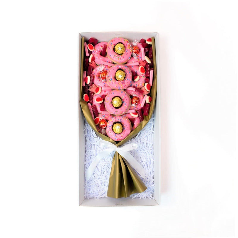 Pink Donut Bouquet - Yummy Box