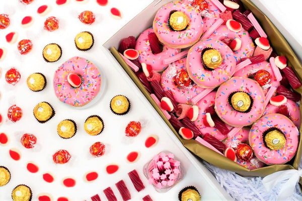 Pink Donut Bouquet - Yummy Box