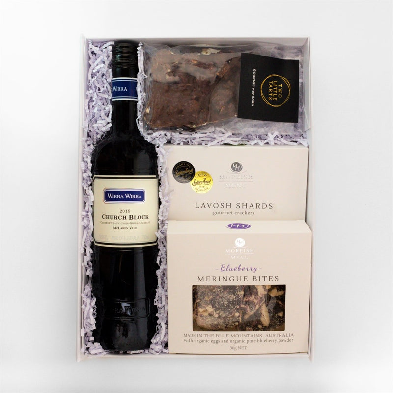 Wine & Snacks Hamper - Yummy Box