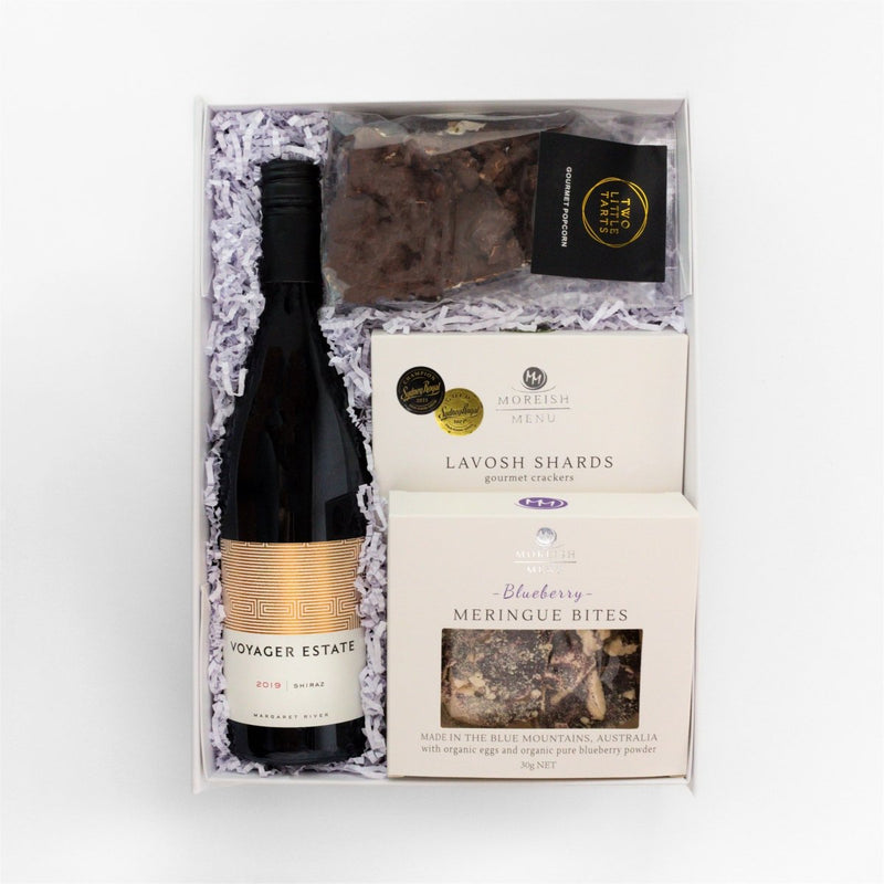 Wine & Snacks Hamper - Yummy Box