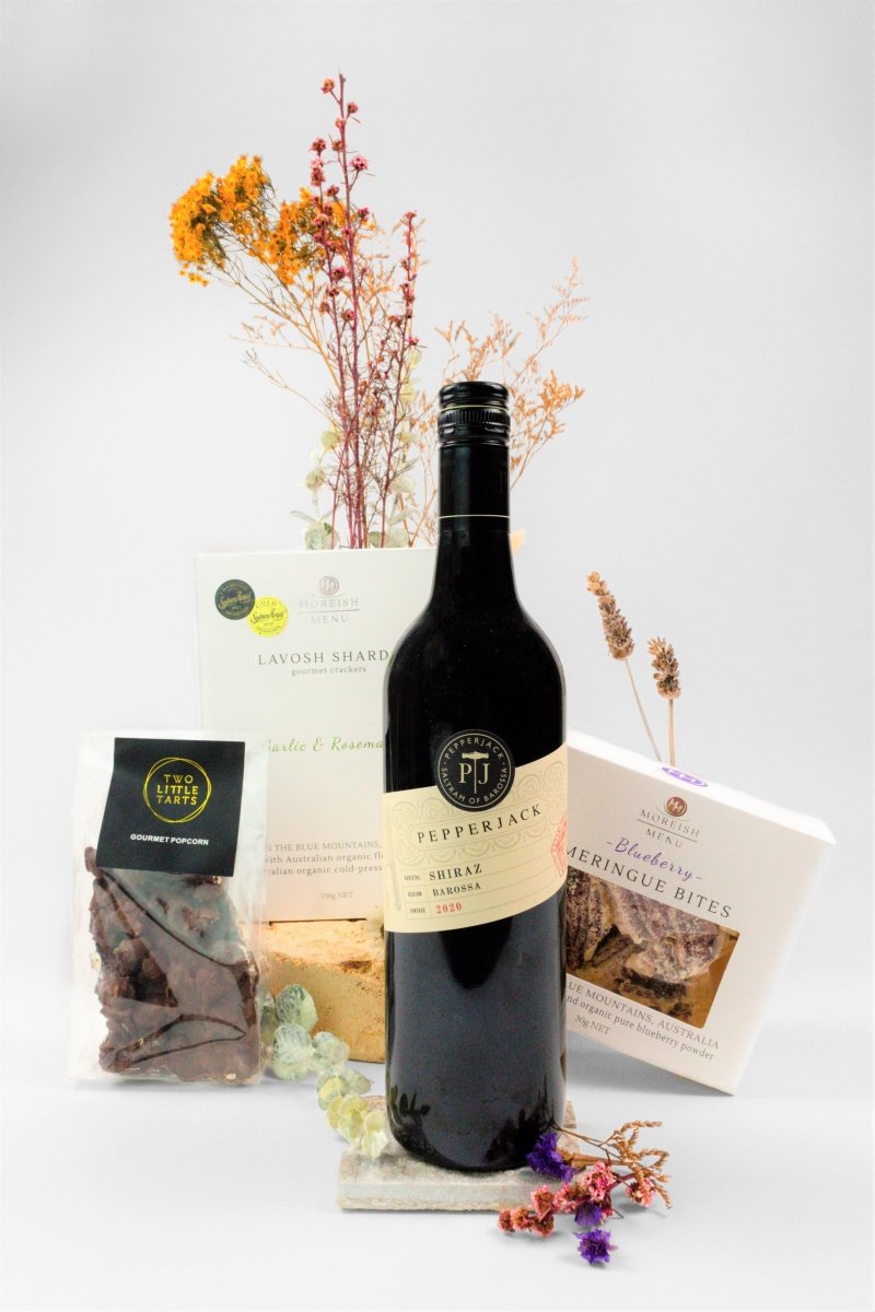 Wine & Snacks Hamper - Yummy Box